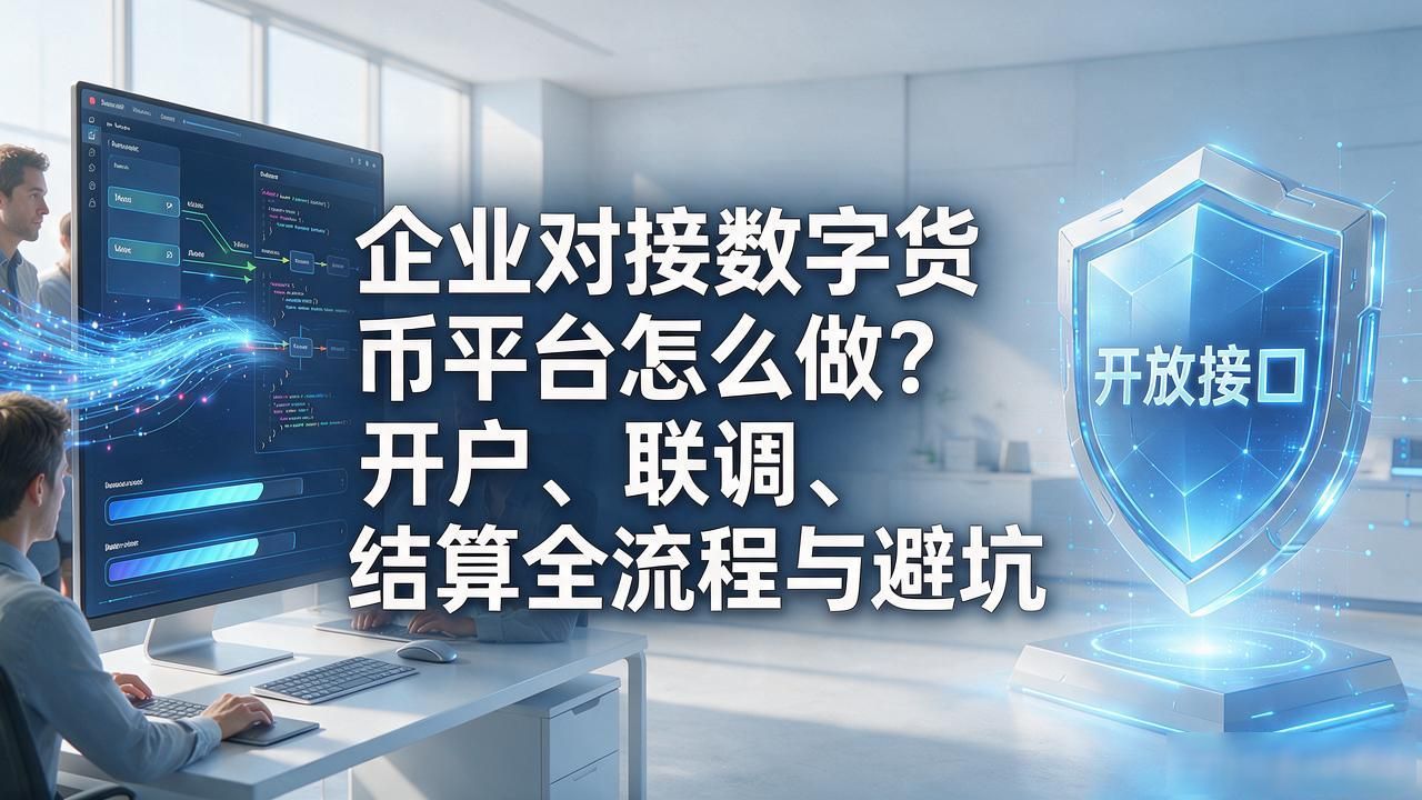 企业对接数字货币平台_数字人民币企业账户体系打通_数字人民币对公平台对接流程