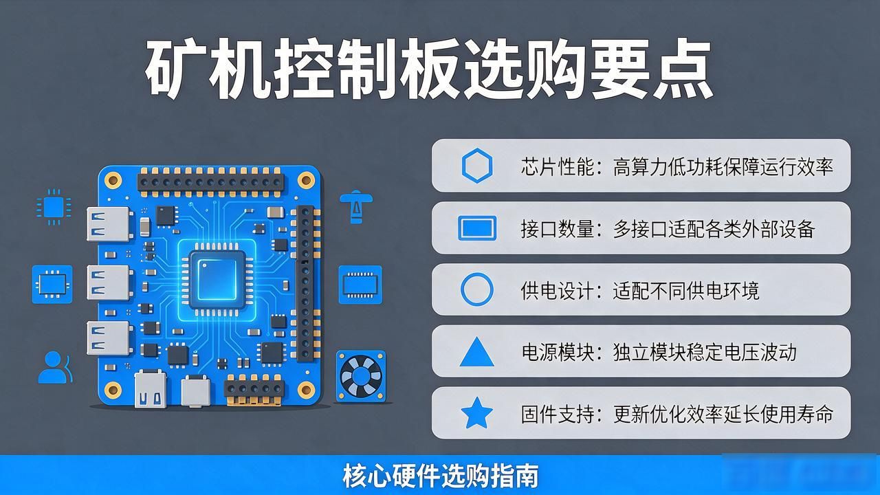 矿机控制板选购指南_数字货币挖矿控制板参数_数字货币控制板