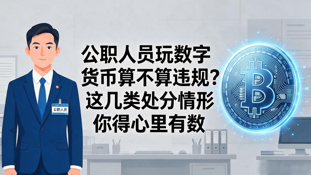 公务员炒币被处分的典型案例与纪律红线解读_公职人员参与数字货币交易是否违规_公职人员玩数字货币