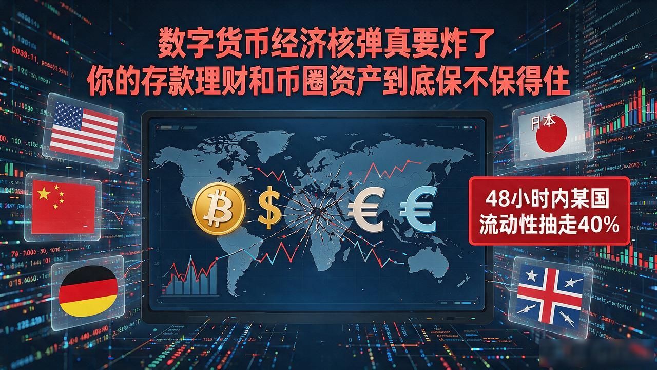 CBDC技术故障连锁反应_数字货币挤兑风险与传统银行对比_数字货币经济核弹