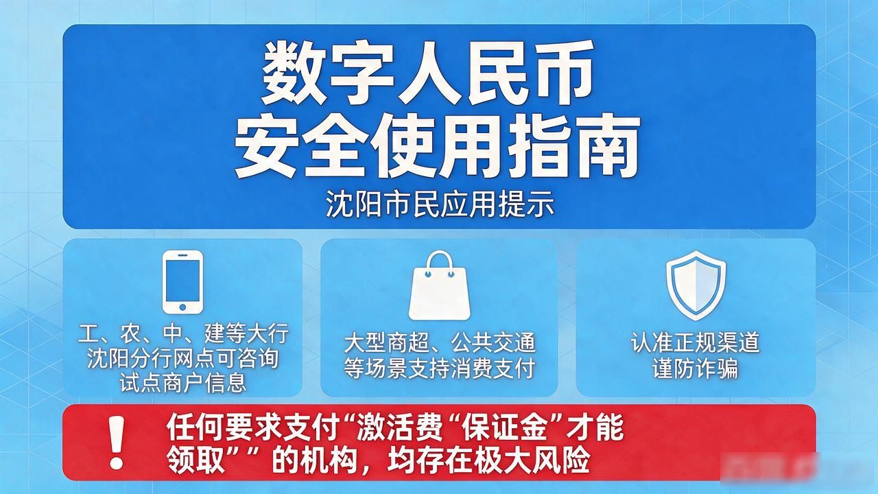 沈阳领取数字货币_沈阳数字人民币免费领取诈骗风险 沈阳数字人民币官方领取渠道 沈阳数字人民币领取注意事项